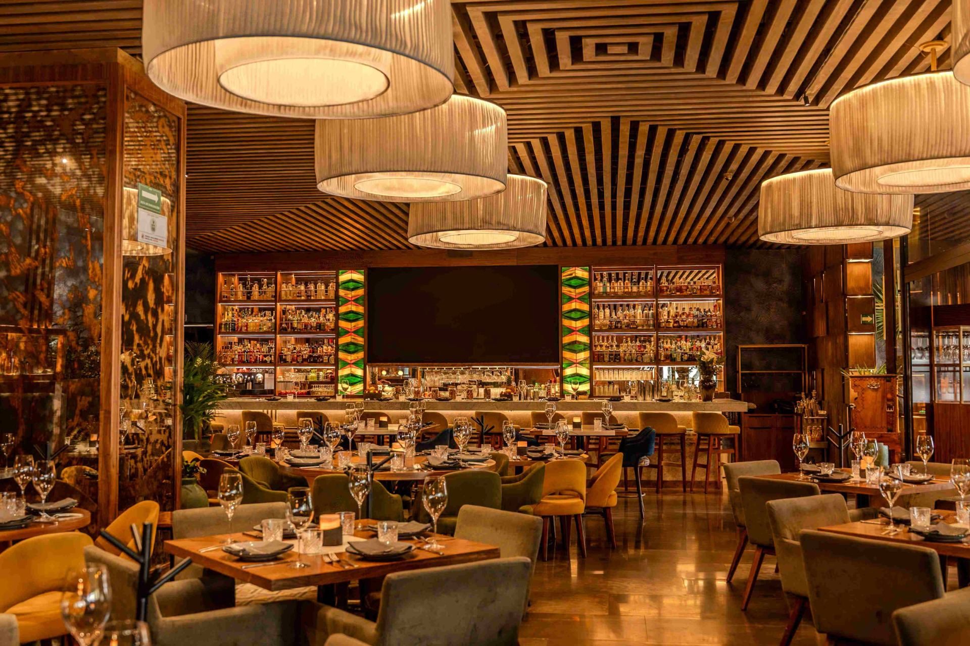 The dining room